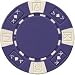 Clay Composite Ace King Poker Chips 25 11.5 gram Purple Poker Chips