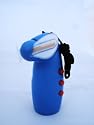 Blue Programmable LED Mini Handheld Cool Breeze Message Fan