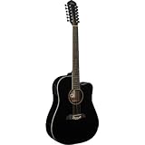 Oscar Schmidt OD312CEB 12-Strings Acoustic-Electric Guitar - Black
