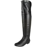 White Mt. Women's Tall Tale Boot,Black,10 M US