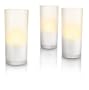 PHILIPS myLightAccent, CandleLights CandleLightsWhite 3 set mit 8W, inklusive Leuchtmittel, 3-flammig 6910860PH