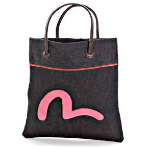 Evisu selvedge denim bag
