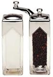 Review Chef Specialties  / Tuxedo Acrylic & Chrome Pepper Mill And Salt Set