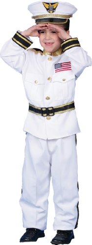Navy Admiral Medium 8 10 Costume