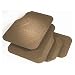 Rubber Queen #70743 4PC Beige Lexing Viny Mat