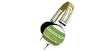 Zumreed (ZHP-005) Border Striped Green Headphones