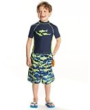 Flapdoodles Little Boy Microfiber Shark Trunks