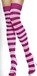 Very Novel Lycra Striped Thigh High Stockings - Color Choices!