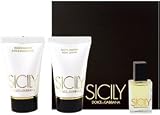 Sicily by Dolce & Gabbana for Women 3 Piece Sampler Kit Includes: 0.13 oz Eau de Parfum + 0.8 oz Silken Passion Body Lotion + 0.8 oz Silken Passion Bath & Shower Gel