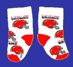 Cleveland Browns Baby Socks Infant