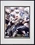 Bob Lilly "Defense" Double Matted 8" X 10" Photograph in Black Anodized Aluminum Frame