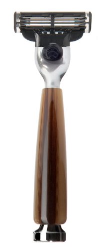 M&Uuml;HLE - 3-Klingen Mach3&reg; Nassrasierer - BASIC 2 Serie - Griff Edelharz hornbraun Preisvergleich