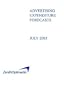 Advertising Expenditure Forecasts