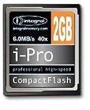 Integral i-Pro - Flash memory card - 2 GB - 40x - CompactFlash Card