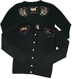 Apparel : Lucky 13 Doll's LAST MEAL Womens Black Cardigan Sweater