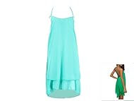 Sexy Backless Sleeveless Spaghetti Strap Chiffon Cocktail Club Dress/Prom Dress/Wedding Dress 