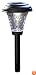 Moonrays 91380 Payton-Style Solar-Powered Black Plastic LED Path Light, 10-Pack
