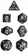 Chessex Dice: Polyhedral 7-Die Speckled Dice Set - Ninja