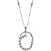 14k White Gold 15 in. Diamond By The Yard Necklace