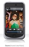 iSkin ISKTCH2GCR 2G iPod Touch Duo Skin Protector - Ozone (Frosted Clear/Black)