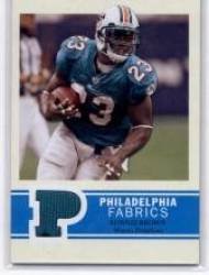 2009 Upper Deck Philadelphia Fabric #PFRB Ronnie Brown - Miami Dolphins (Piece of Authentic Jersey)(Football Cards)