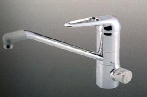 MYM　水栓金具 浄水器用水栓 台付シングル（浄水口兼用タイプ） FB763 [仕様：T35Cタイプ]