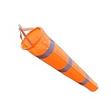 30"空港吹き流しリップストップアウトドア風の測定ソックスバッグ+反射ベルト