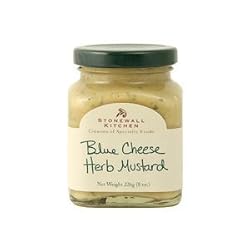 Stonewall Kitchens Blue Cheese Herb Mustard 8-Ounce Jars (Pack of 6)