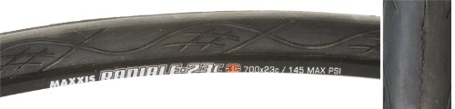 * PAIR of TIRES * Maxxis Radiale 3C Compound 700 x 23 Aramid Bead All Black.