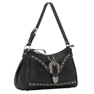 Faux Leather Western Shoulder - Bandana
