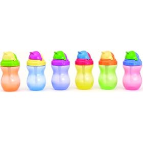 Nuby �X�g���[�{�g�� 320ml (�u���[�E�O���[���E�I�����W�E�s���N�E�p�[�v���E�C�G���[�̂���1�F�B�F�͂��܂����B)