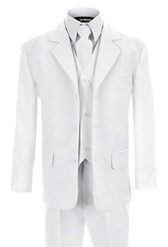 Gino Giovanni First Communion and Wedding Suit Set White for Boys