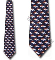 DENVER BRONCOS Woven Necktie Silk Adult Tie From Eagle Wings