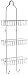 Polder Wire Shower Caddy, Stainless Steel