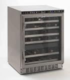 46 bottle, dual zone, built-in wine cooler