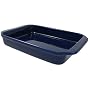 Chantal Ceramic 3-1/4 Quart/9x13 Rectangular Baker, Glossy Cobalt Blue