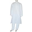 Mens Casual Clothing Embroidered Kurta Pajama Long Sleeve Cotton Chest :44 (chgkp114)