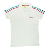 adidas(アディダス) 半袖 ポロシャツ 3本ライン ストライプ レディース A6762