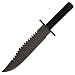 Survival Knife Fixed Blade Black