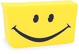 Primal Elements - Happy Face Handmade Vegetable Glycerin Bar Soap (Lemon Scent) - 6.8 oz.