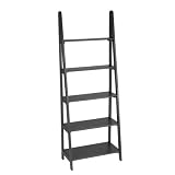Madison Ladder Bookshelf - Antique Black