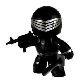  G.I. JOE Series 1 Mighty Muggs Figure Snake Eyes
