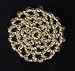 Metallic Gold Hair Net Crocheted Hair Bun Cover- MINI