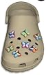 Butterfly Shoe Charms