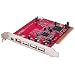 Adaptec 3-port Usb 2.0 & 2-port Firewire Pci Controller Card