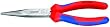 Knipex 2612200 8-Inch Long Nose Pliers with Cutter - Comfort Grip