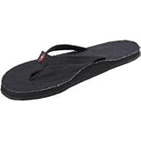 Womens Rainbow Sandals Hemp Single Layer Narrow Strap