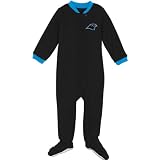 Reebok Carolina Panthers Infant Long Sleeve Blanket Sleeper Infant 12 Months