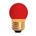 Bulbrite 702707 - 7.5S11R - 7.5 Watt Red S11 Sign Bulb, Medium Base