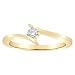14k Yellow Gold Diamond Promise Ring (1/10 cttw, H-I Color, I1-I2 Clarity), Size 7